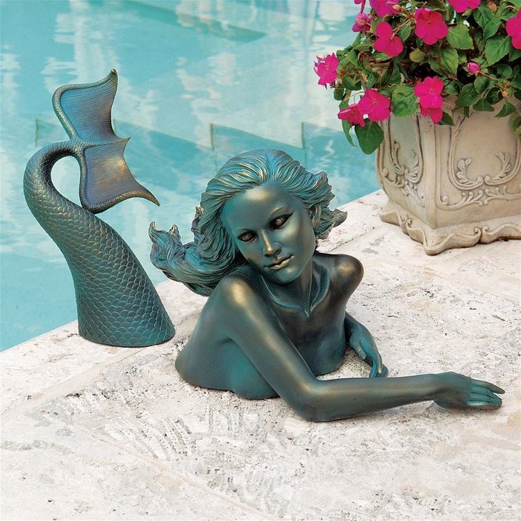 Meara The Mermaid Sculptural Garden Swimmer