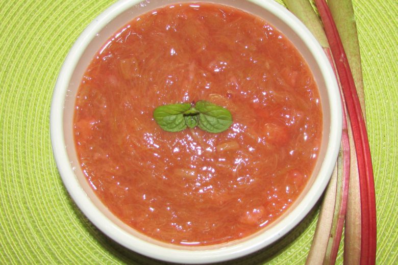Sugar Free Strawberry Rhubarb Sauce Recipe