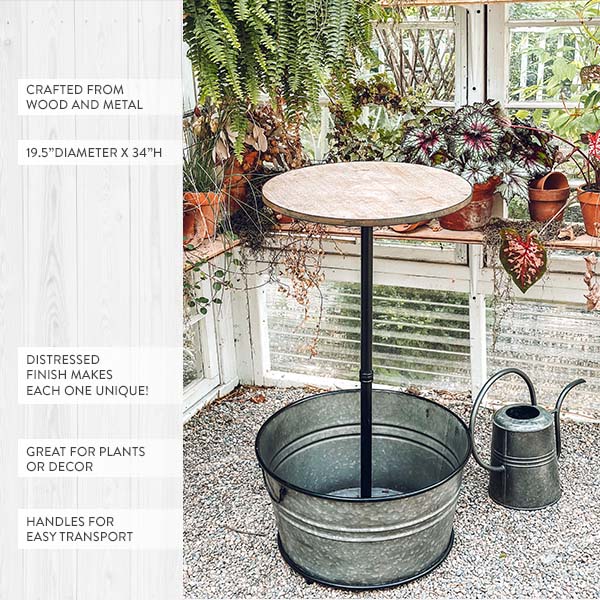 Planter Table - Features